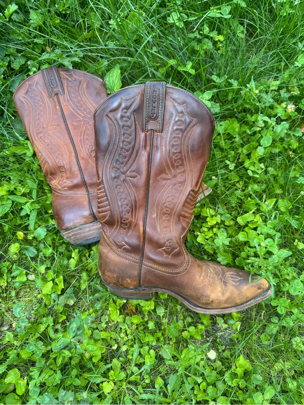 Vintage Boulet cowboy boots